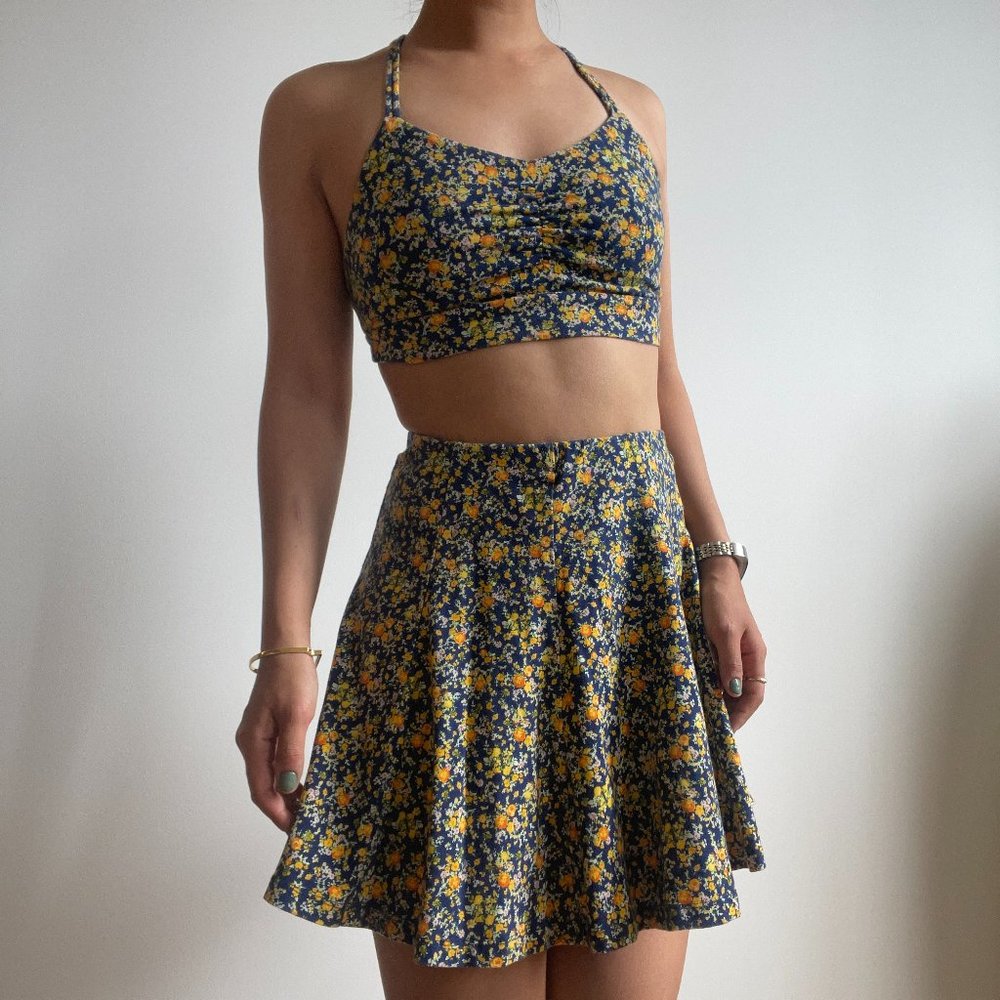 Forever21 Co-ord Summer Floral Matching Set Size S